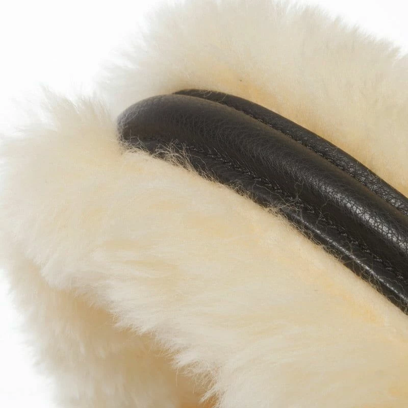 Kavalkade "Marvelous" Leather Halter With Lambskin, Black 3 Kavalkade "Marvelous" Leather Halter With Lambskin, Black - Image 3