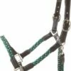 Kavalkade "Tessa" Braided Halter, Black-Anthracite-Grey-Turquoise