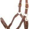Kavalkade "Tessa" Braided Halter, Brown-Marine-Beige