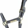 Kentucky Horsewear Anatomical Suede Halter - Grey