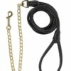 Kentucky Horsewear Faux Leather Lead With Chain, 270cm