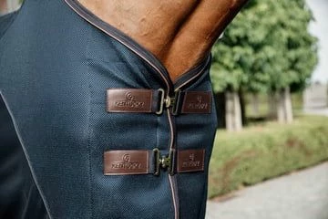 Kentucky Horsewear Mesh Combo Cooler Sheet, Navy 3 Kentucky Horsewear Mesh Combo Cooler Sheet, Navy - Image 3