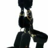 Kentucky Horsewear Sheepskin Shipping Halter - Black