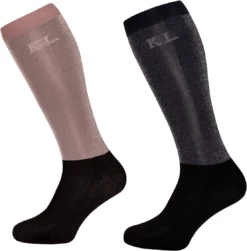 Kingsland "KLbeverly" Glitter Show Socks, 2-Pack, Universal Size