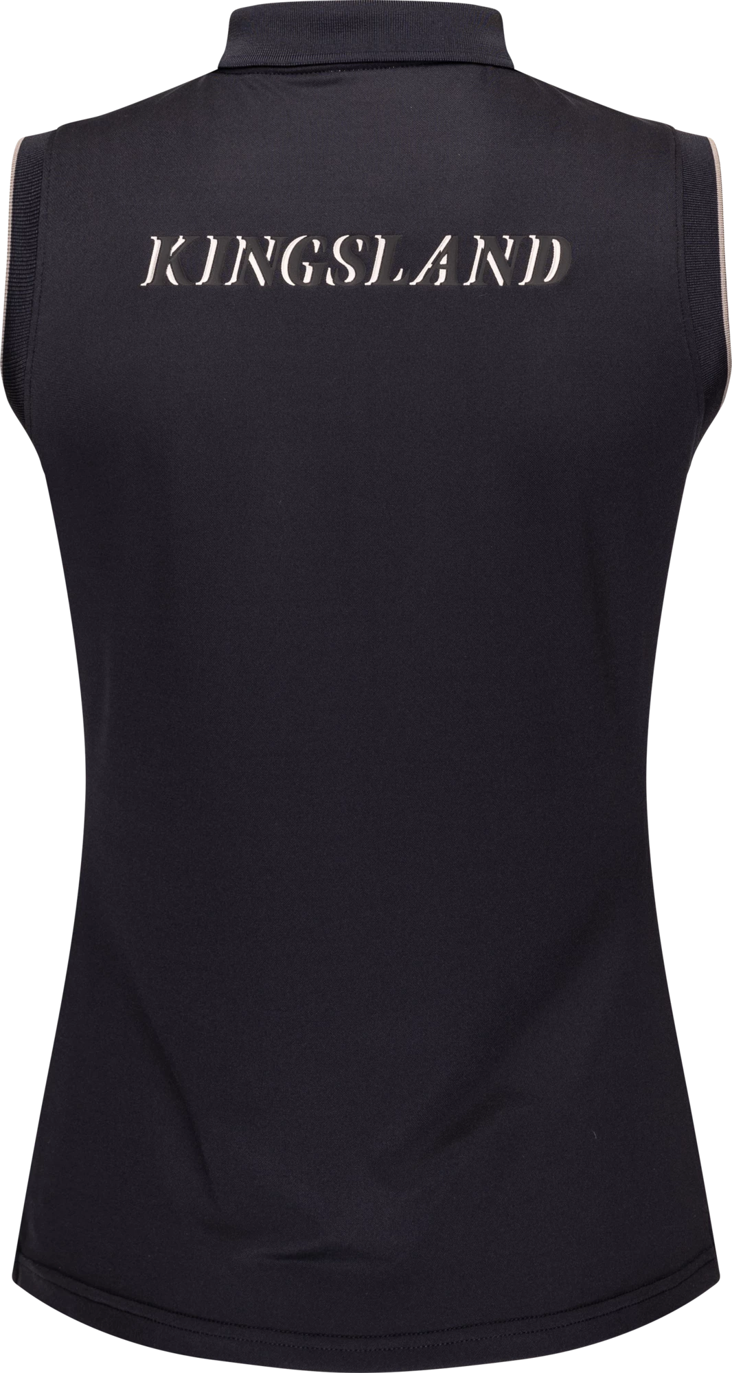 Kingsland KLcaelina Mirco Pique Tec Shirt, Navy 2 Kingsland KLcaelina Mirco Pique Tec Shirt, Navy - Image 2