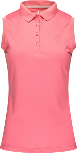 Kingsland KLcaelina Mirco Pique Tec Shirt, Pink Chateau Rose