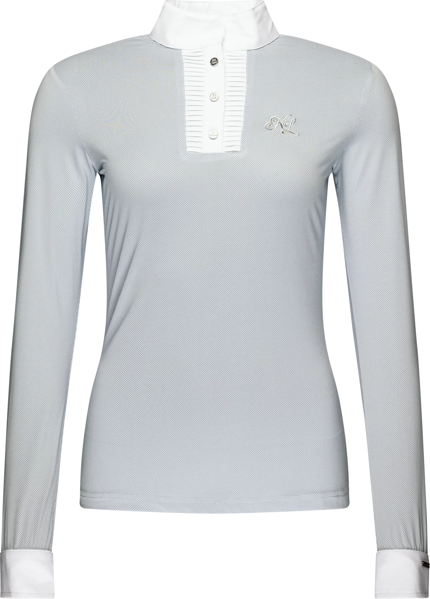 Kingsland KLcharlette Long Sleeve Show Shirt, Blue Infinity 1 Kingsland KLcharlette Long Sleeve Show Shirt, Blue Infinity