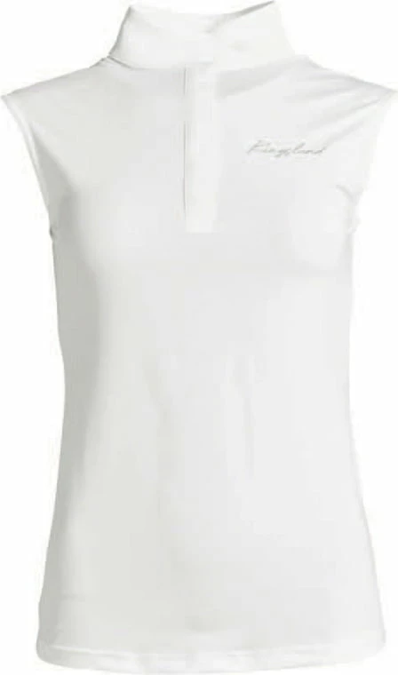 Kingsland "KLpaisely" Sleeveless Show Shirt, White 1 Kingsland "KLpaisely" Sleeveless Show Shirt, White