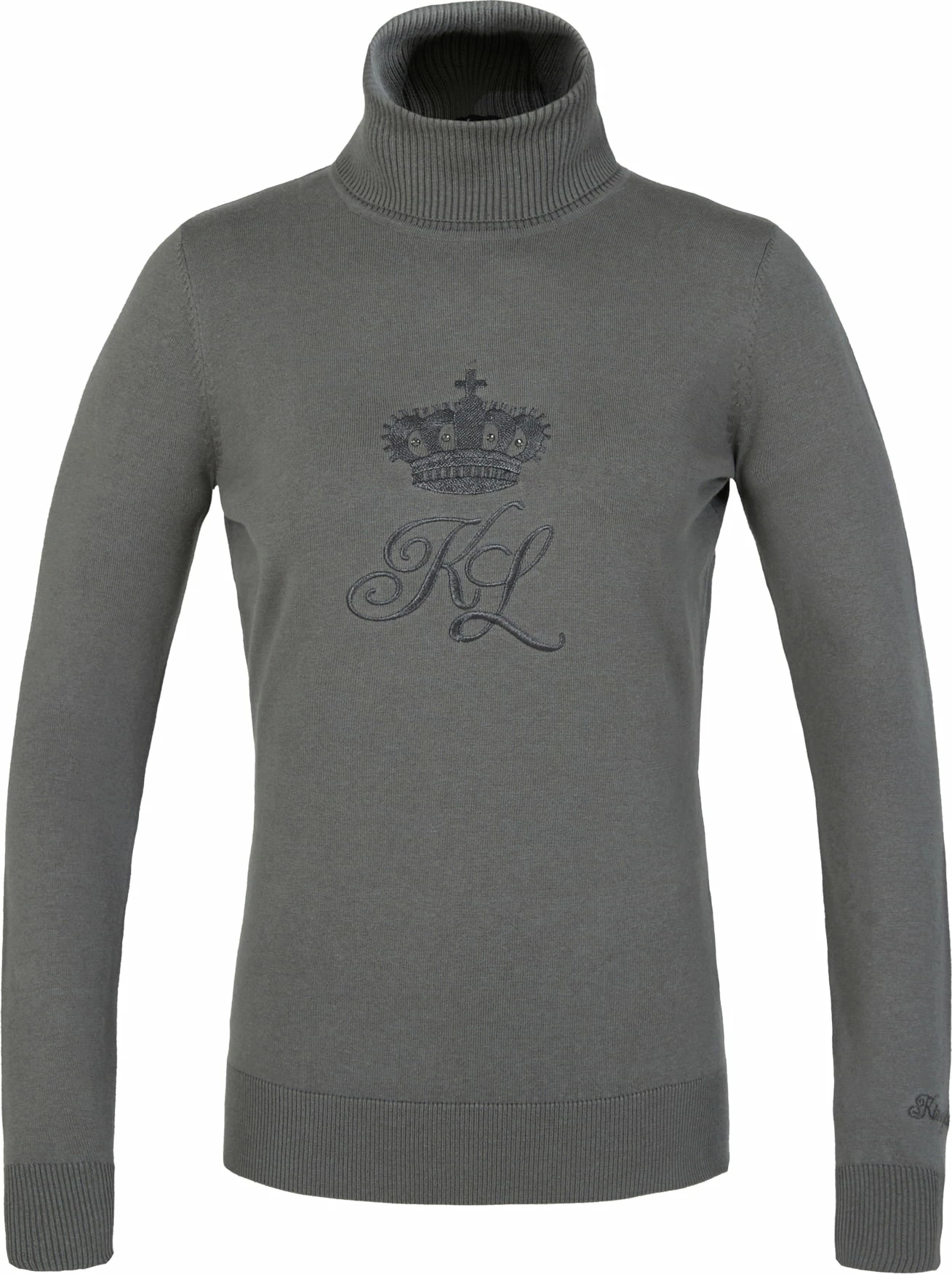 Kingsland "KLraylee" Knit Turtleneck Jumper, Green Gunmetal 1 Kingsland "KLraylee" Knit Turtleneck Jumper, Green Gunmetal