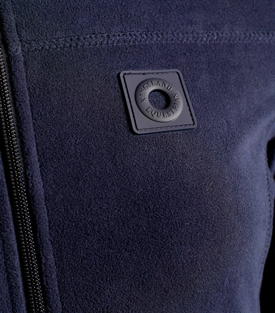 Kingsland "KLsina" Microfleece Jacket, Navy 3 Kingsland "KLsina" Microfleece Jacket, Navy - Image 3