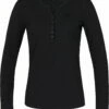 Kingsland "KLwakely" Long Sleeve Rib Top, Black