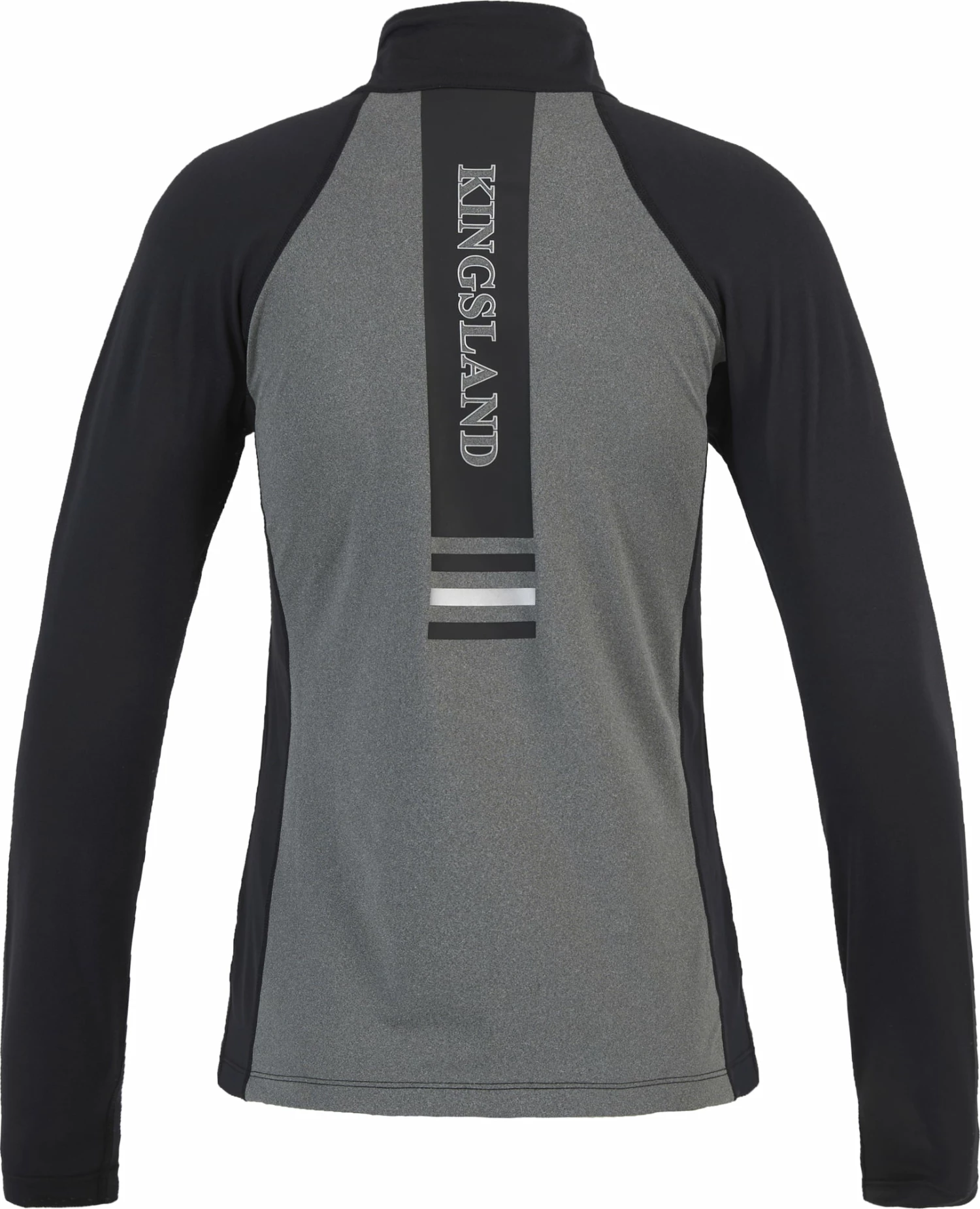 Kingsland Training Shirt - KLerin, Grey Forged Iron Melange 2 Kingsland Training Shirt - KLerin, Grey Forged Iron Melange - Image 2
