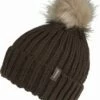 PIKEUR Beanie Basic With Bobble, XL (55-57 Cm)
