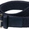 PIKEUR Braided Belt, Navy