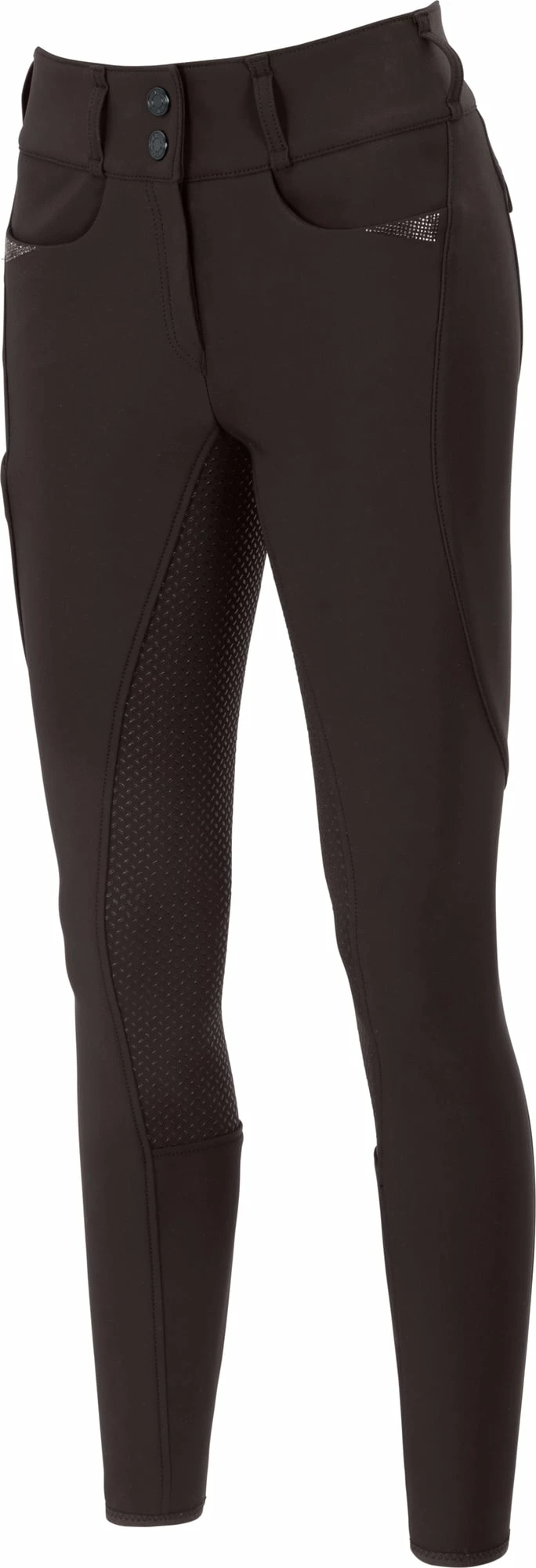 PIKEUR LAURE Softshell Winter Breeches, Brocade Brown 1 PIKEUR LAURE Softshell Winter Breeches, Brocade Brown