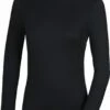 PIKEUR Polo Neck Top, Caviar