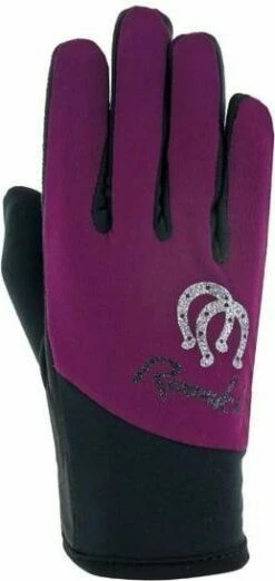 Roeckl KEYSOE Children's Riding Gloves, Purple Magenta