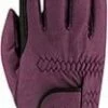 Roeckl "Lona" Ladies Riding Gloves, Wine Berry