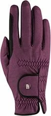 Roeckl "Lona" Ladies Riding Gloves, Wine Berry