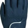 Roeckl "Lona" Riding Gloves - Navy/Silver