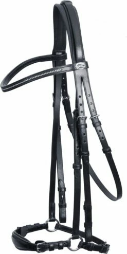 Schockemöhle Sports Bridle Classic Line "Copenhagen" - Black/Silver