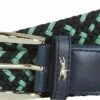 Schockemöhle Sports Sporty Logo Belt, Blue Nights-Bottle Green