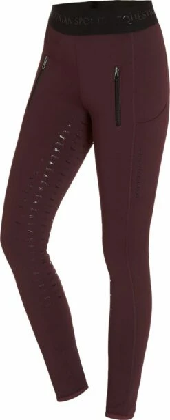 Schockemöhle Sports Sporty Style Winter Riding Breeches - Wine