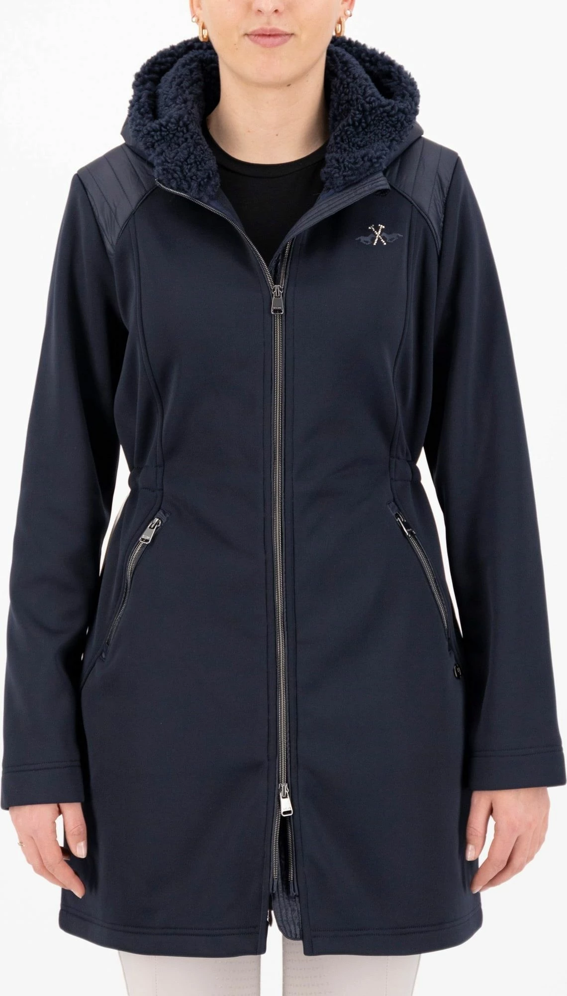 HV Polo Softshell Jacket - HVPDaphne, Navy 4 HV Polo Softshell Jacket - HVPDaphne, Navy - Image 4