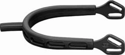 Sprenger ULTRA Fit EXTRA GRIP Spurs "Black Series", Stainless Steel Anthracite, 25mm Flat