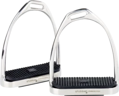 Stübben STEELtec Fillis Stirrup Irons - Offset Type