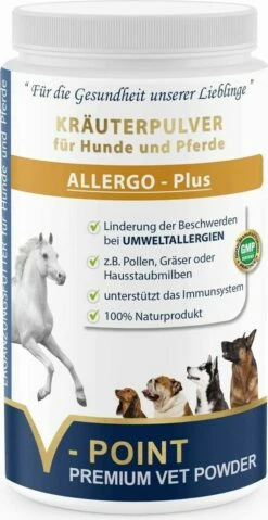 V-POINT ALLERGO PLUS - Premium Herbal Powder For Dogs And Horses