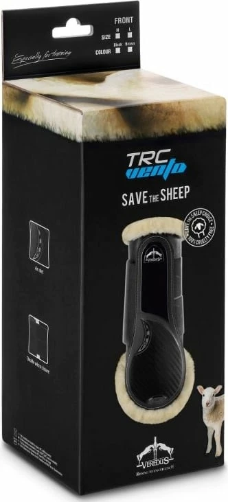 VEREDUS Work Boots TRC-VENTO Front Save The Sheep - Black 3 VEREDUS Work Boots TRC-VENTO Front Save The Sheep - Black - Image 3