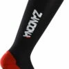 Zandonà Riding Socks "Magnetic Equitation" Black & Red
