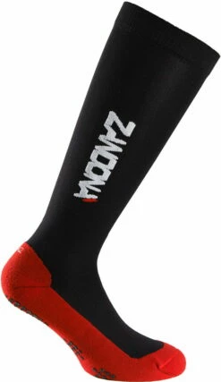 Zandonà Riding Socks "Magnetic Equitation" Black & Red